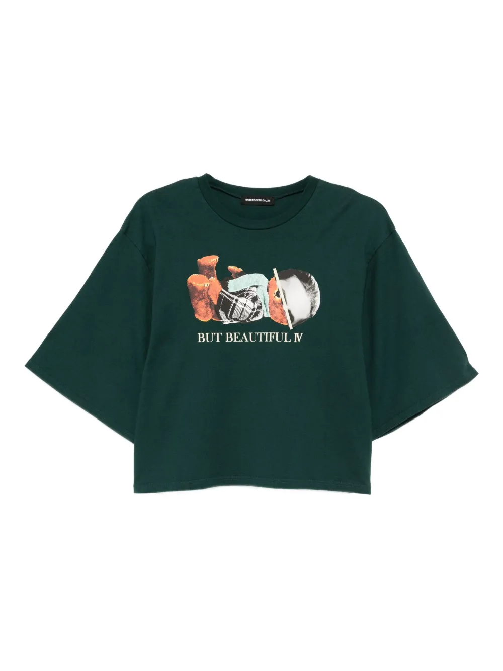 Undercover graphic-print T-shirt | Green | Image 1