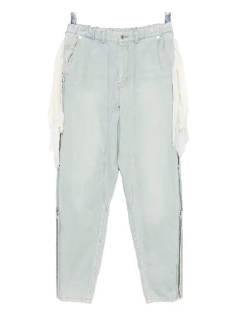 Undercover side zip fastening jeans 