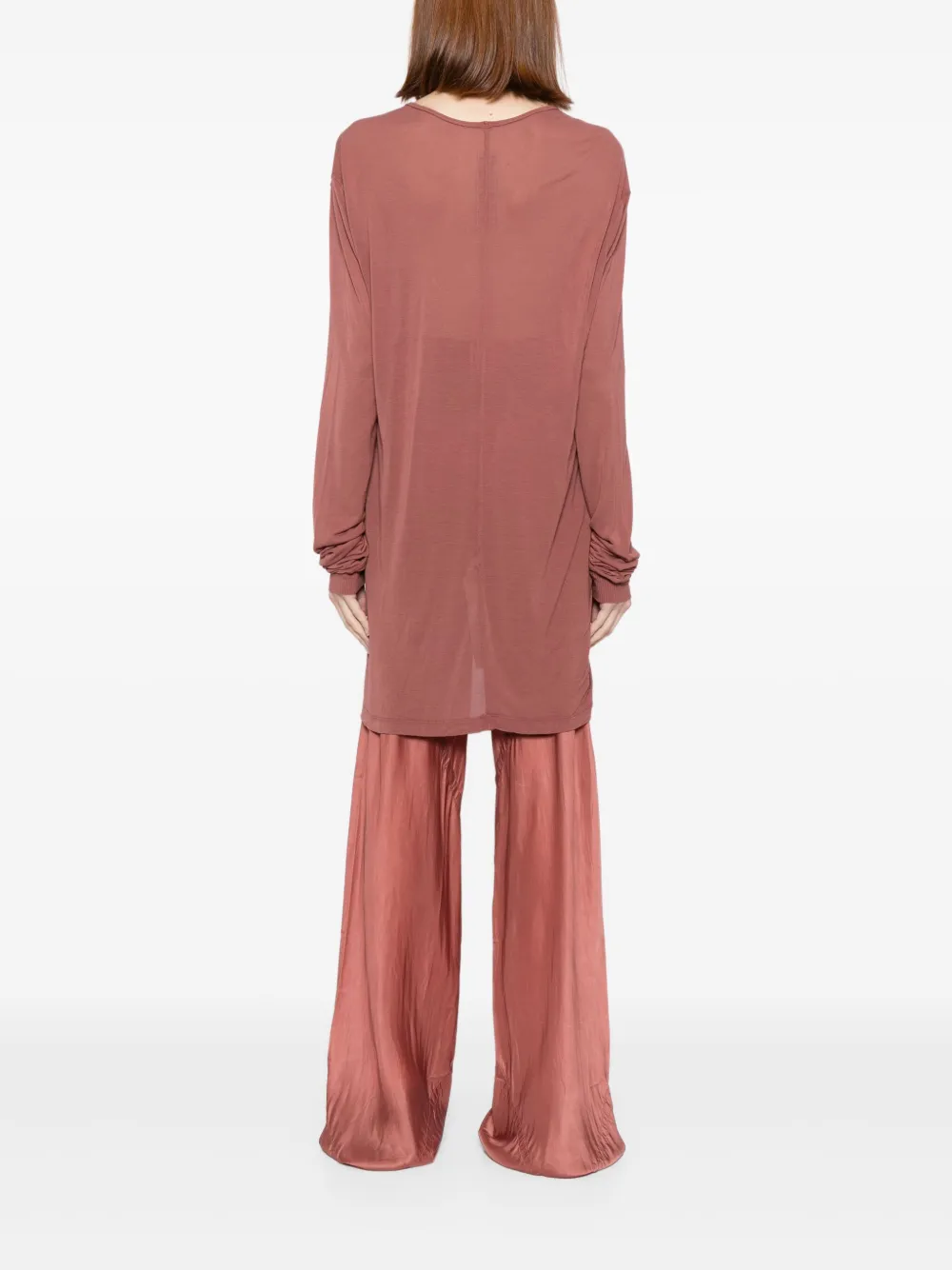 Rick Owens Hiked T-shirt Rood