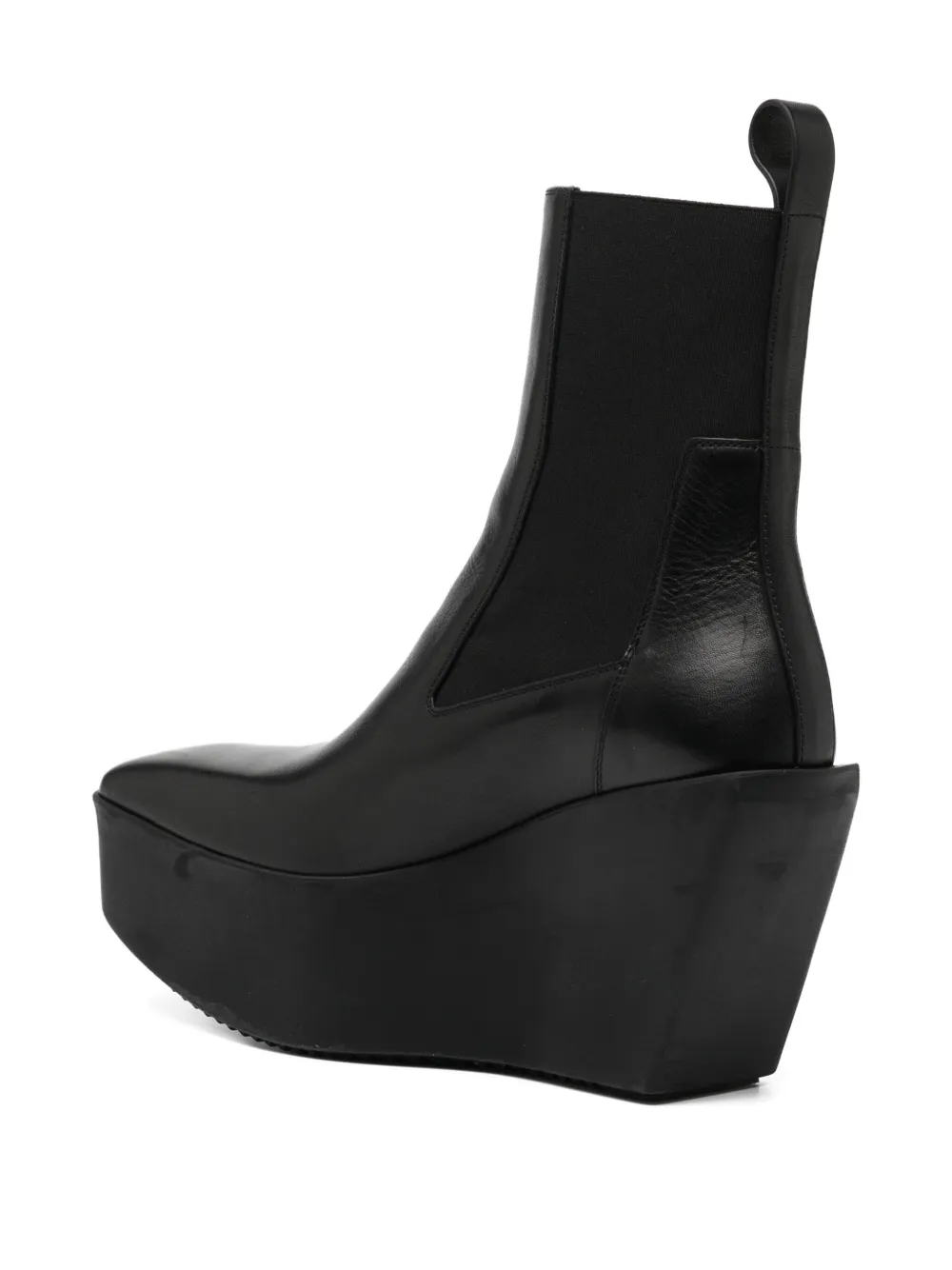 Rick Owens 110 mm Beatle laarzen Zwart