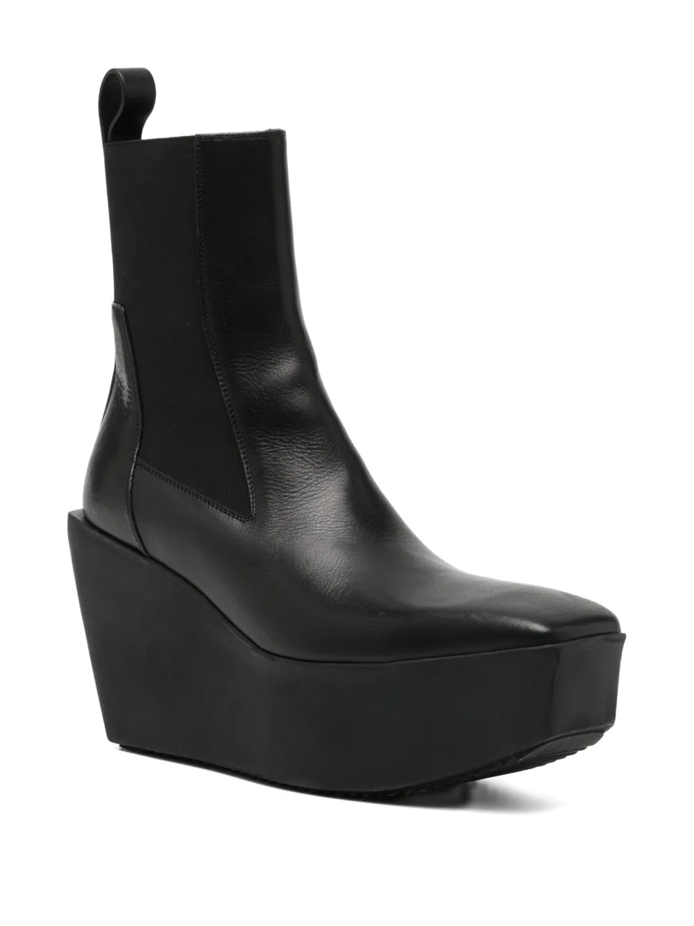 Rick Owens 110 mm Beatle laarzen Zwart