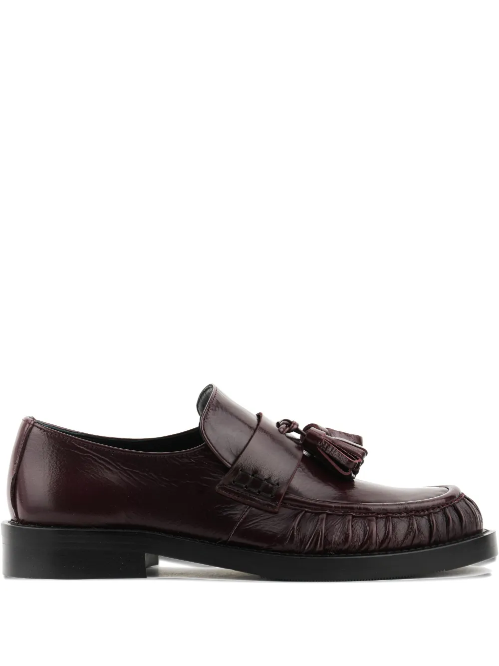 Paul Warmer Tassel-embellished Loafers In Brown