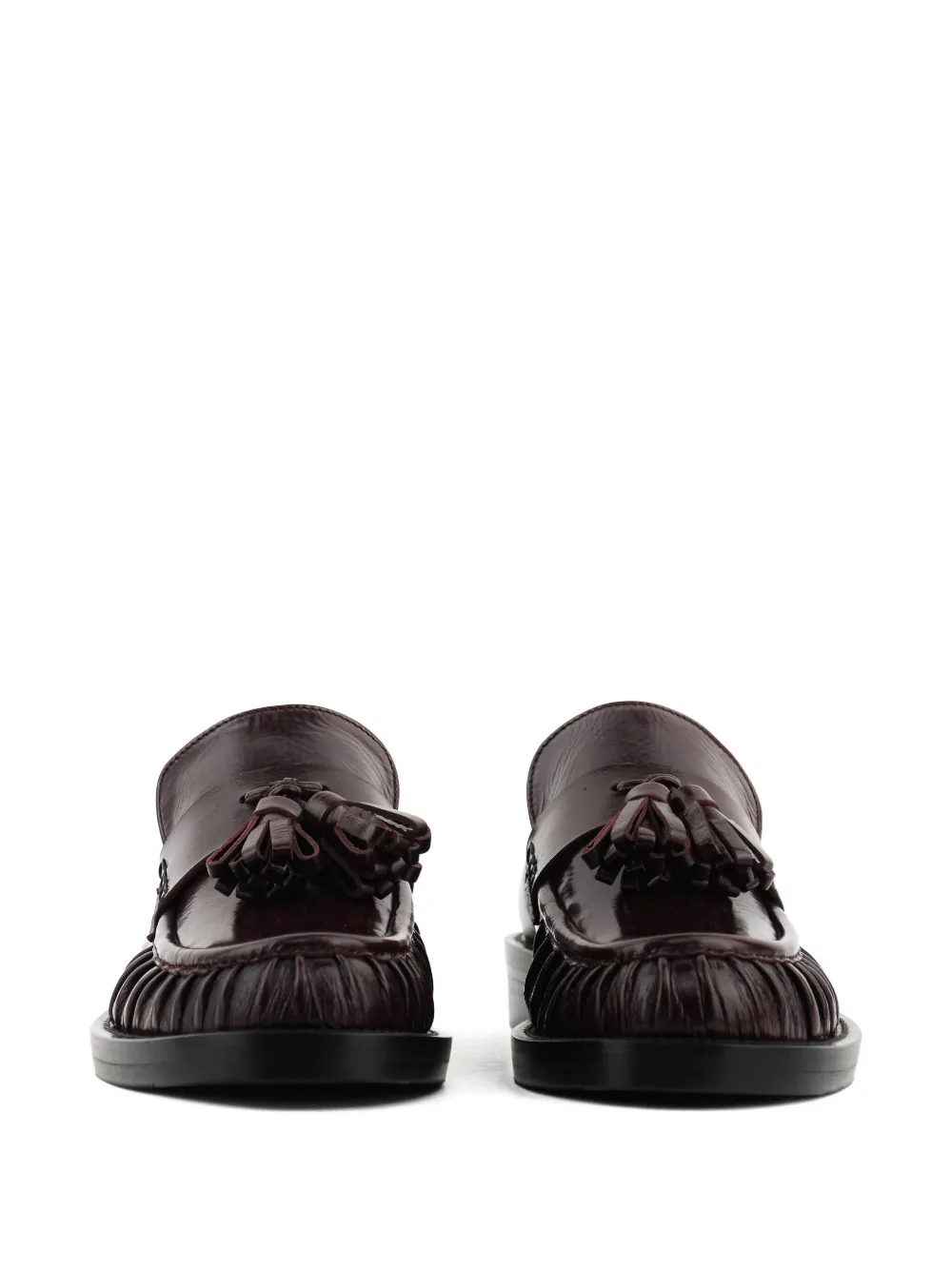 Paul Warmer tassel-embellished loafers Red