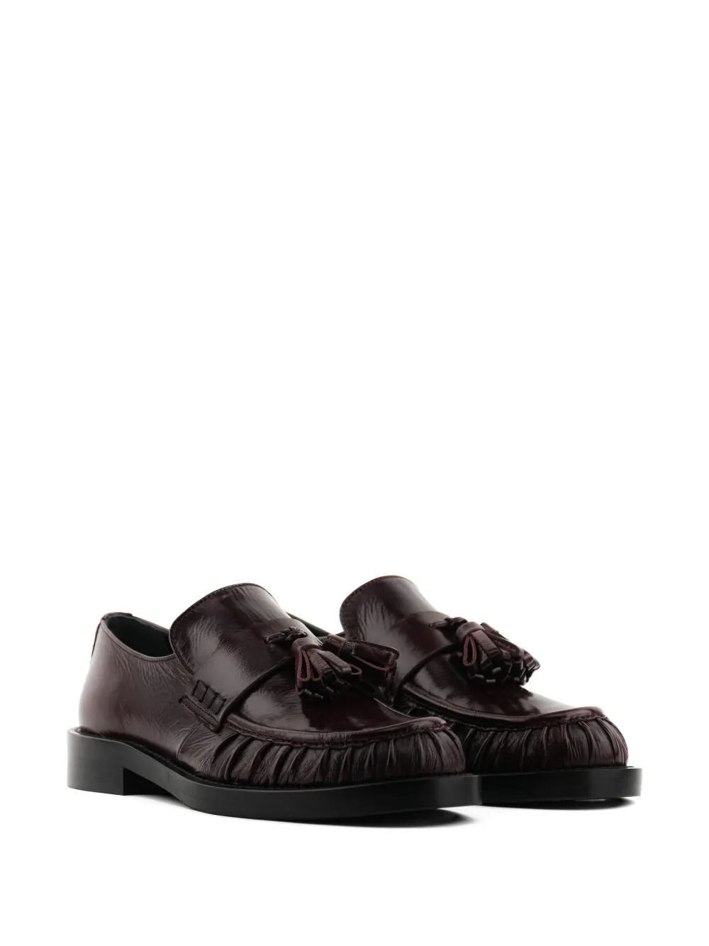 Paul Warmer tassel-embellished loafers Red