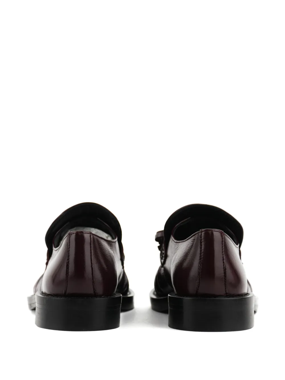Paul Warmer tassel-embellished loafers Red
