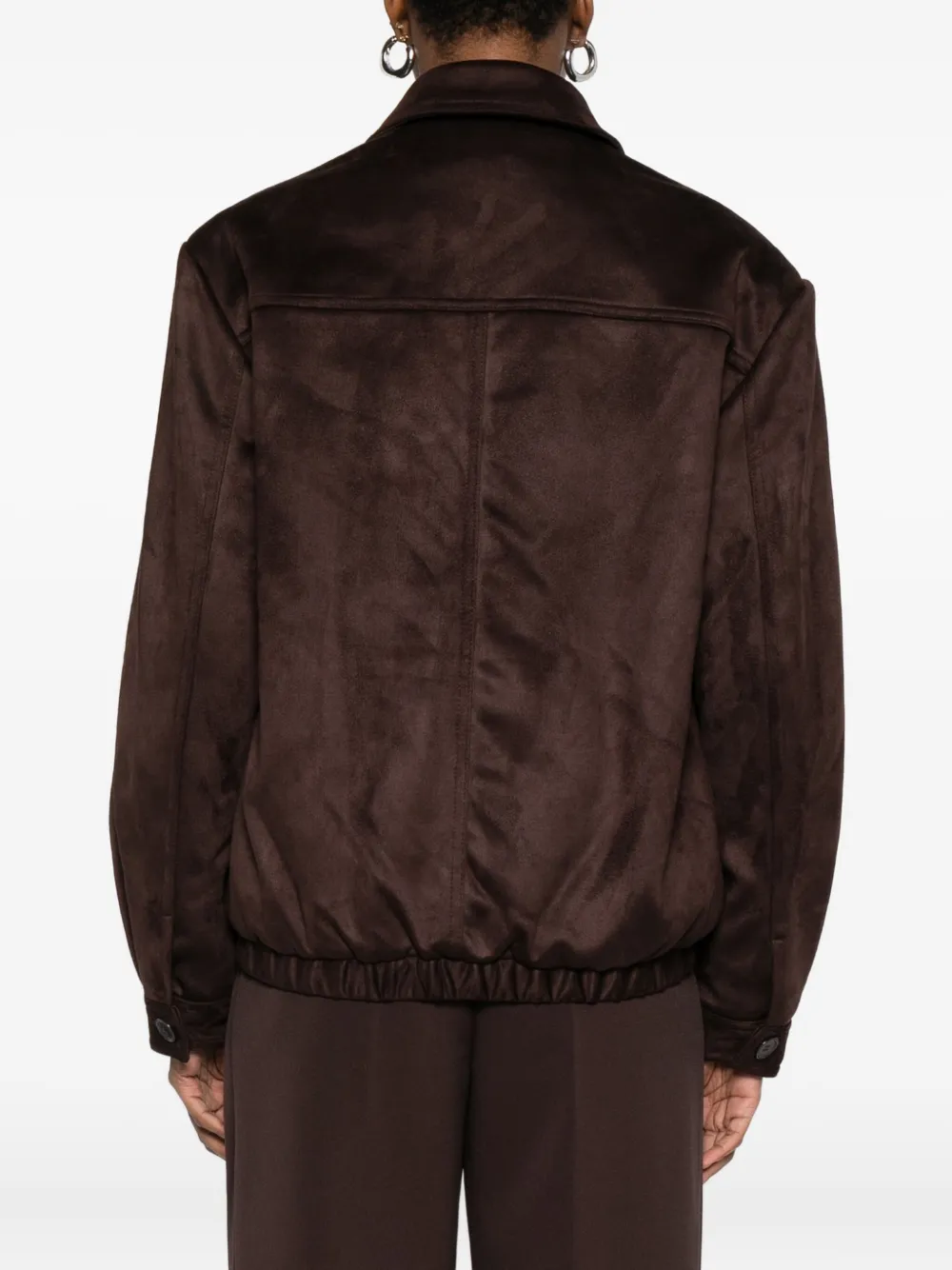 The Frankie Shop Jack met zak met knoopsluiting Bruin