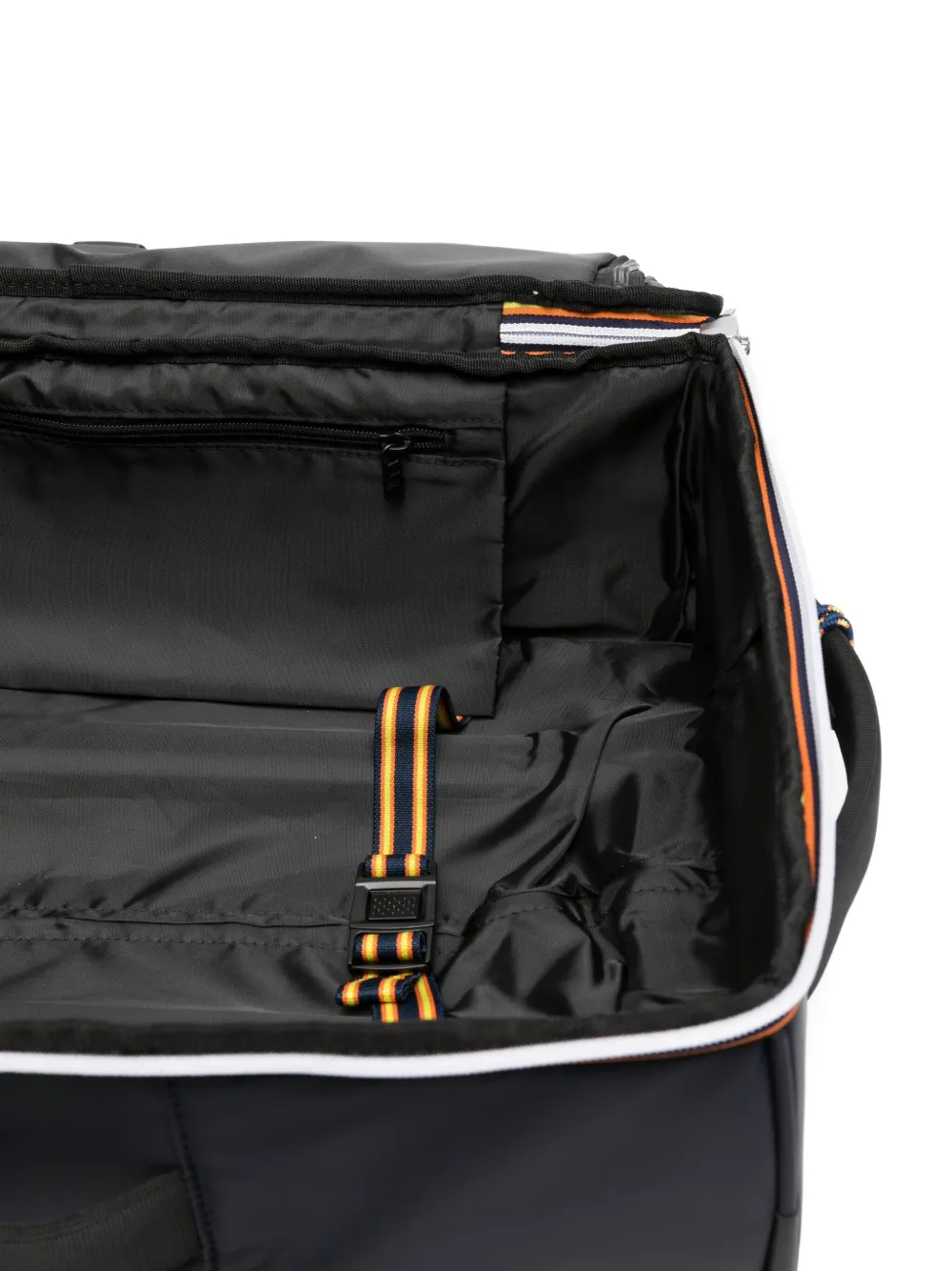 K-Way Gestreepte rolkoffer Blauw