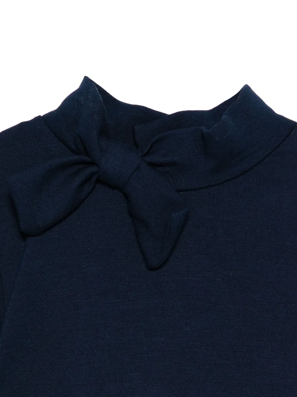 Abel & Lula Top met strik Blauw