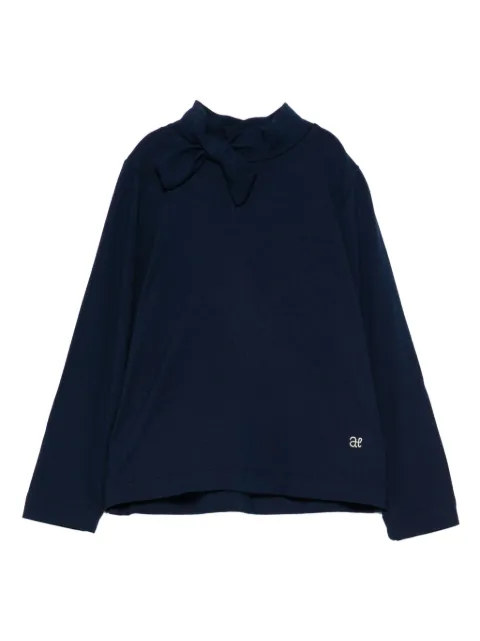 Abel & Lula bow-detail top
