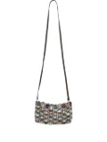 Rabanne disc-detailing cross bag - Silver