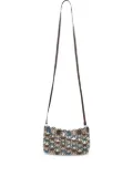 Rabanne disc-detailing cross bag - Silver