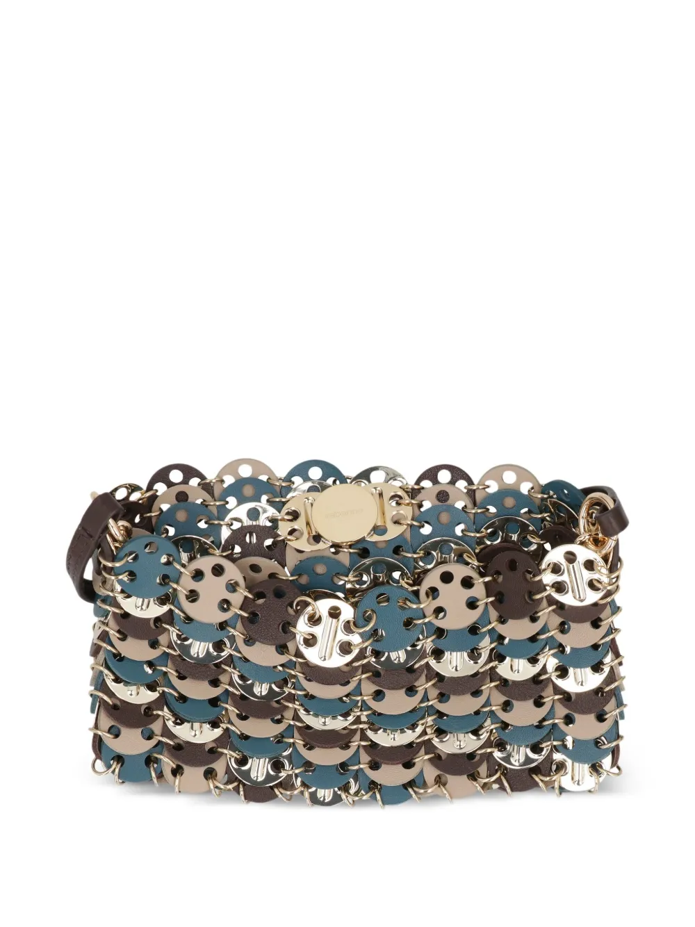 Rabanne Crossbodytas met schijfdetail Zilver