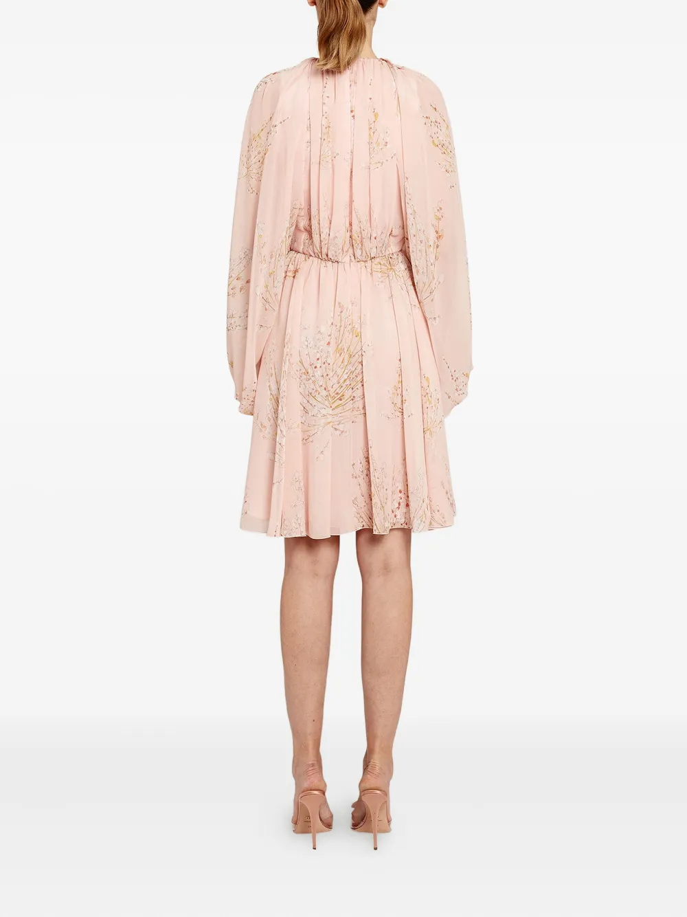 Giambattista Valli Mini-jurk met bloemenprint Roze