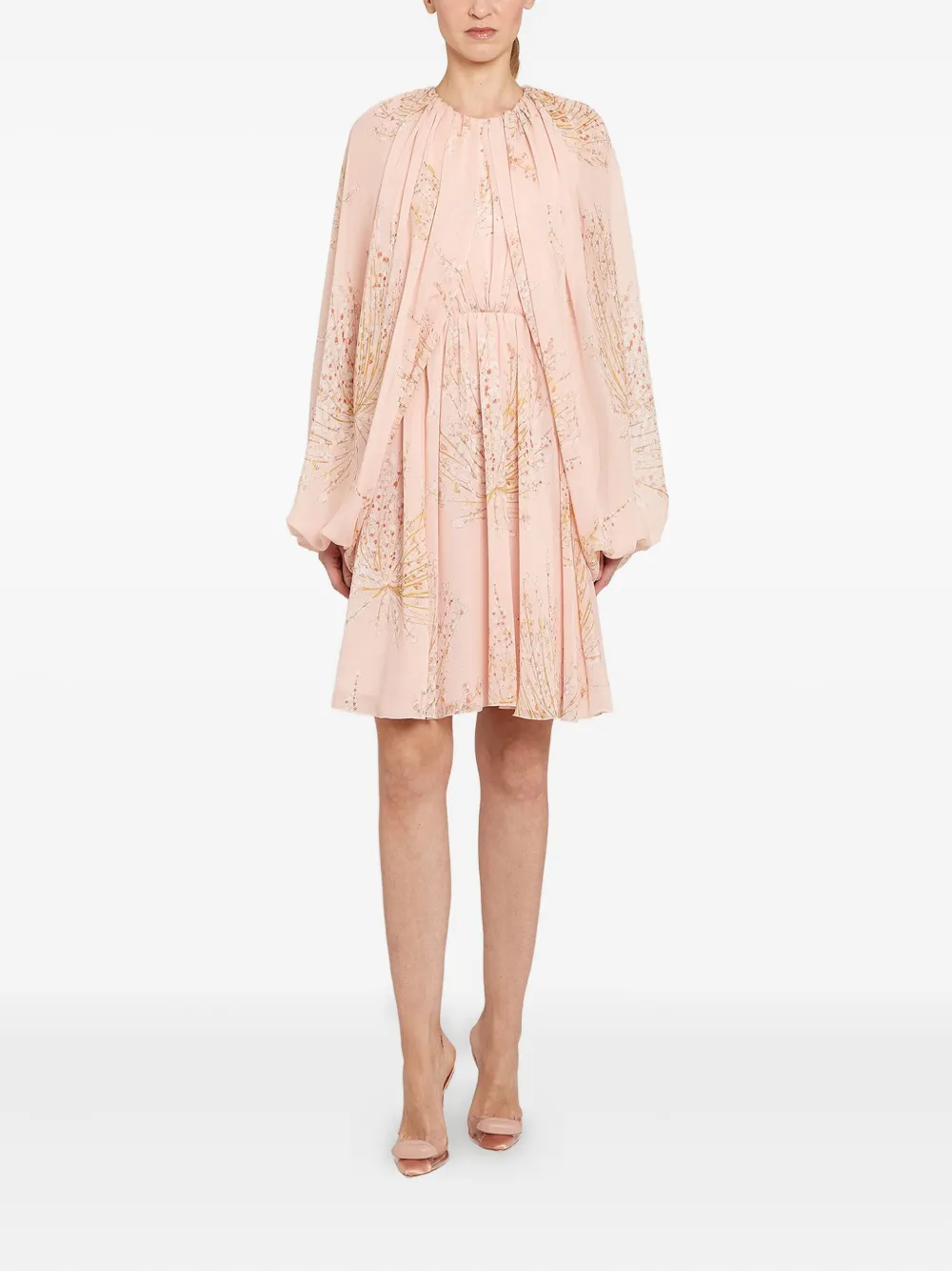 Giambattista Valli floral-print pleated mini dress | Day Dresses | Image 2