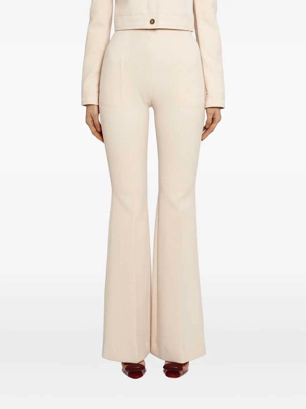 Giambattista Valli Flared broek Beige