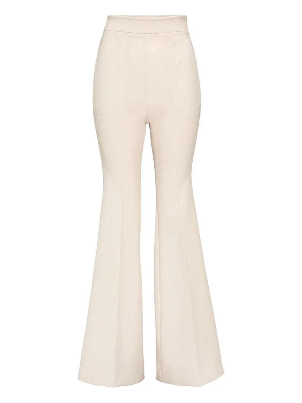 Giambattista Valli flare pocket trousers | Neutrals | Image 1