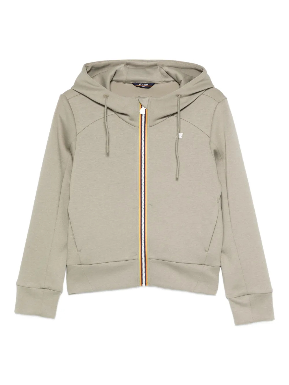 K-way Deline Zip-up Hoodie In Neutral
