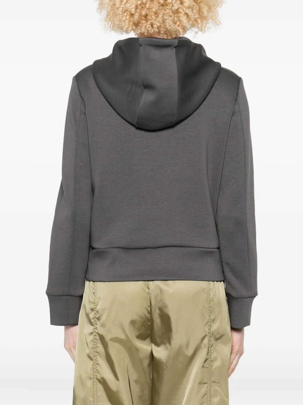 K-way Deline Zip-up Hoodie In Gray