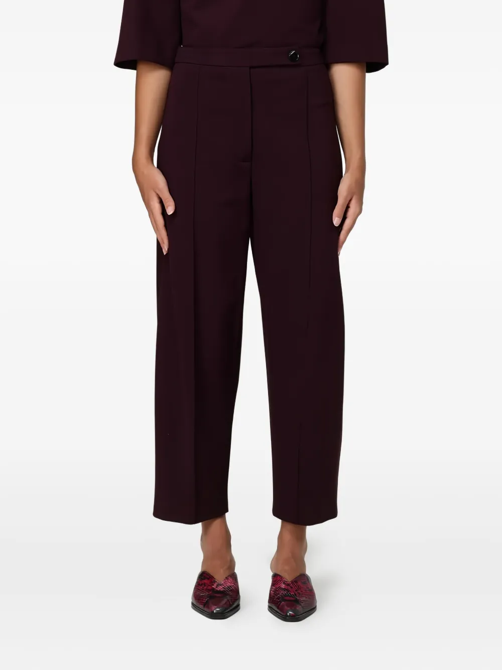 Liviana Conti Adam Button Trousers In Multi