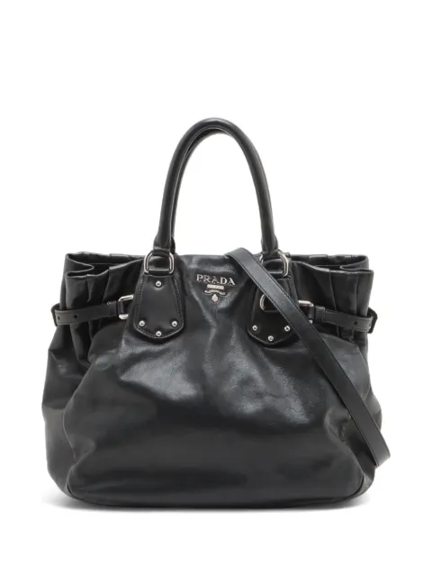 Prada Pre-Owned leather 2way tote bag