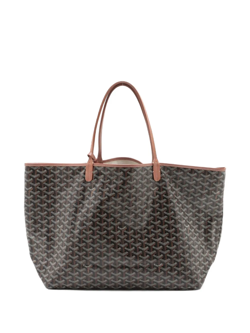 Pre-owned Goyard Saint Louis Pm Tote Bag In Brown