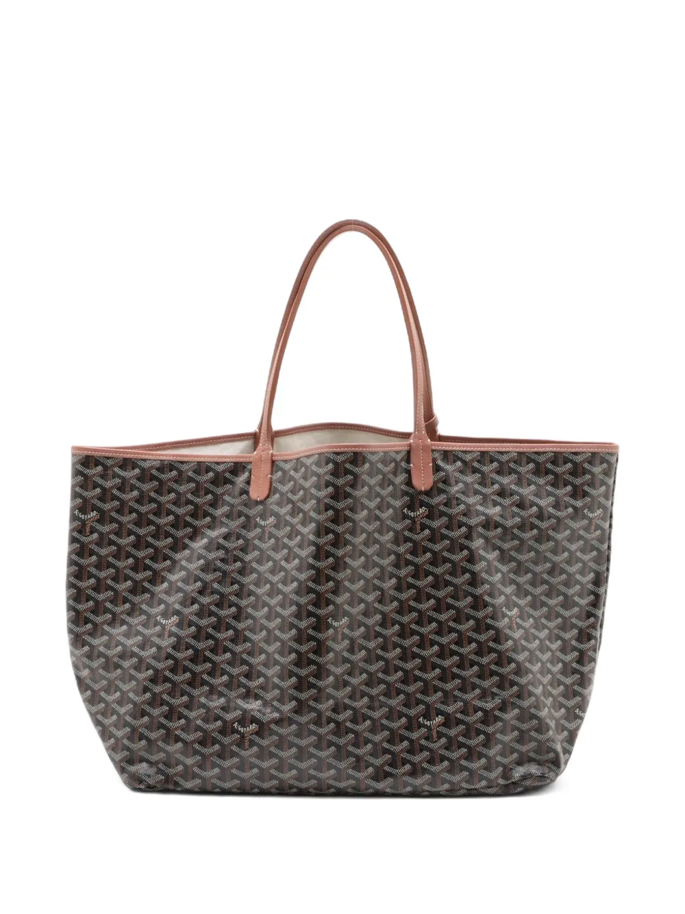 Pre-owned Goyard Saint Louis Pm Tote Bag In Brown
