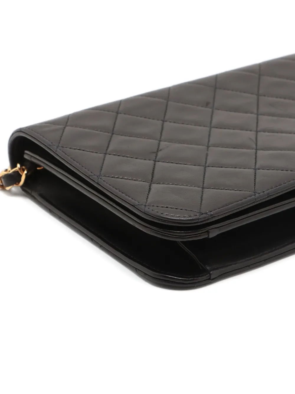 Pre-owned Chanel Full Flap Quilted Shoulder Bag In Black