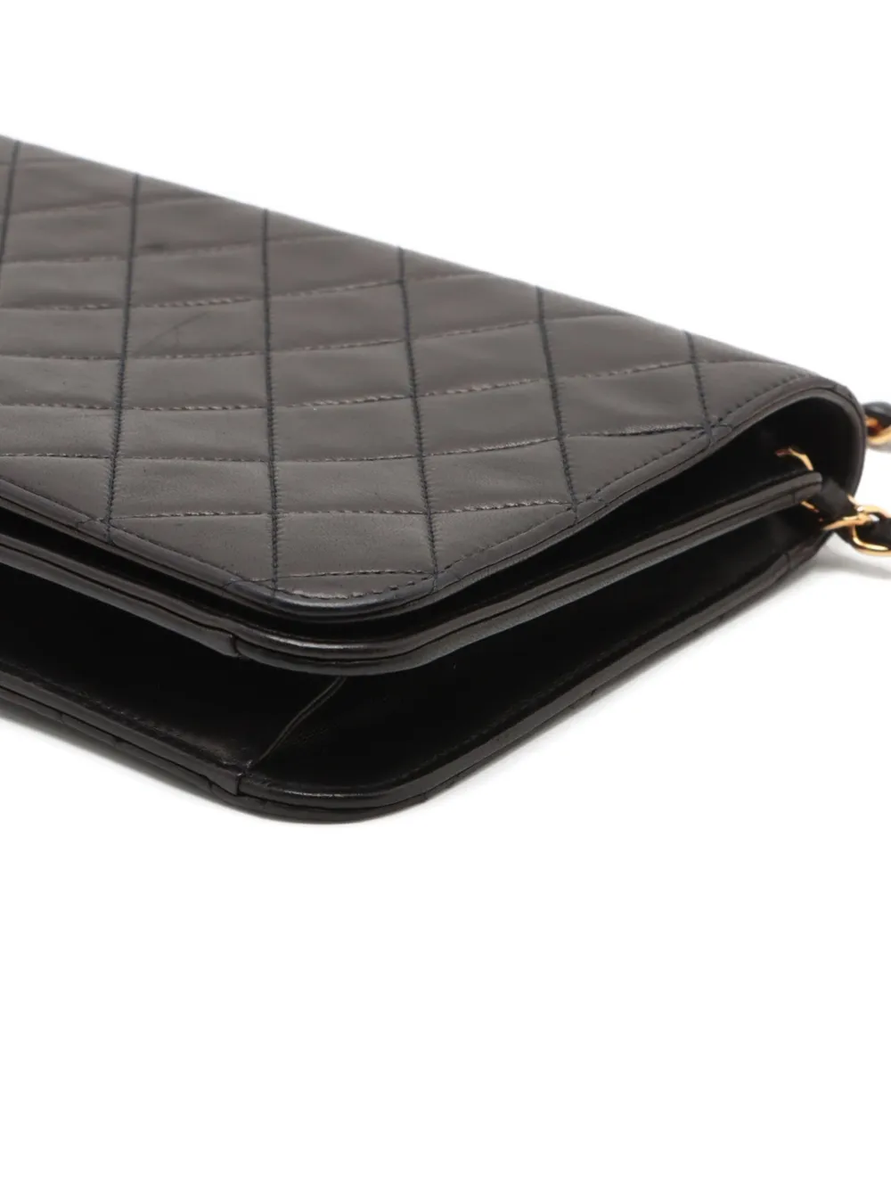 Pre-owned Chanel Full Flap Quilted Shoulder Bag In Black
