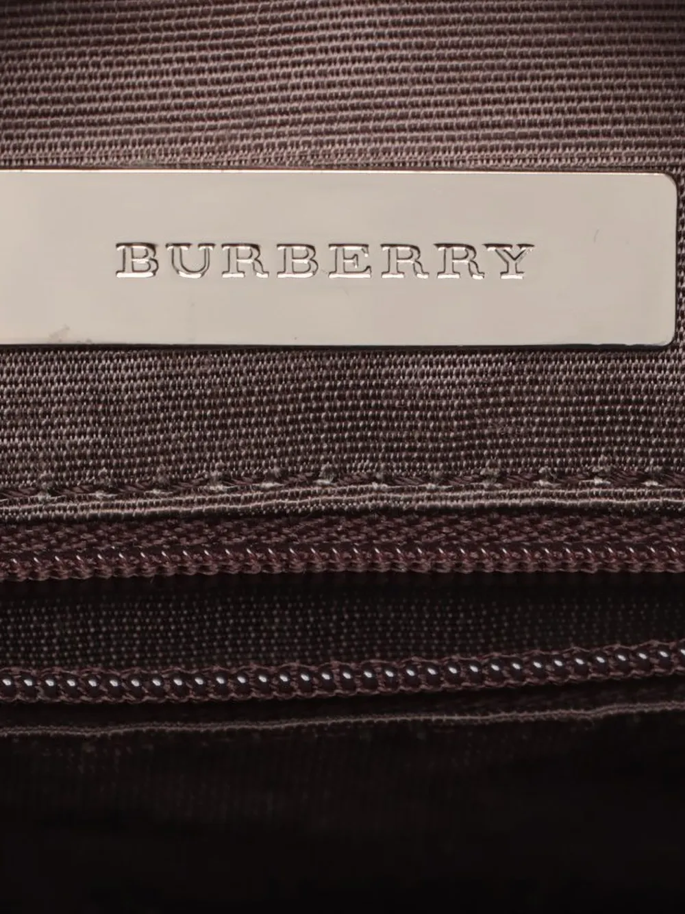 Pre-owned Burberry Nova Check Shoulder Bag In Neutral