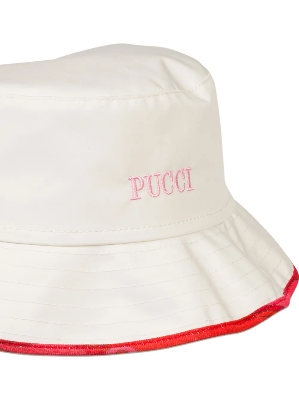 PUCCI Junior Hoed met geborduurd logo Wit