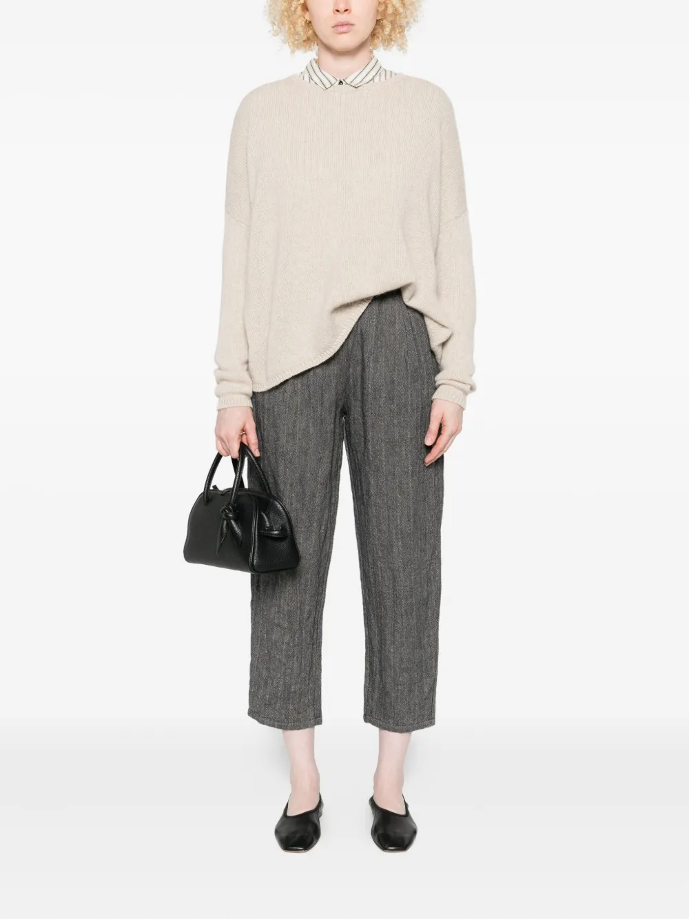 Apuntob round-neck sweater | Knitted Sweaters | Image 2