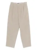 Apuntob ribbed elastic-waist trousers - Neutrals