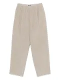 Apuntob ribbed elastic-waist trousers - Neutrals
