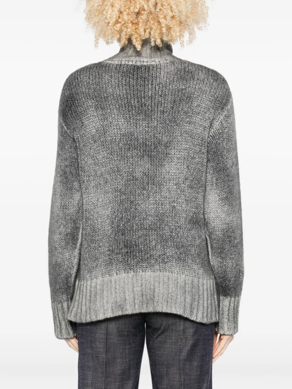 Avant Toi Cashmere Turtle-neck Jumper In Gray