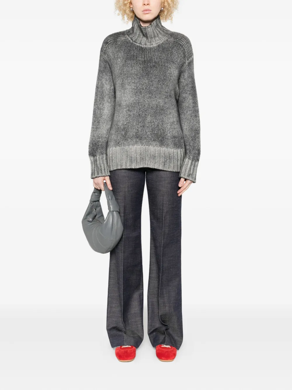Avant Toi roll-neck ribbed sweater | Knitted Sweaters | Image 2