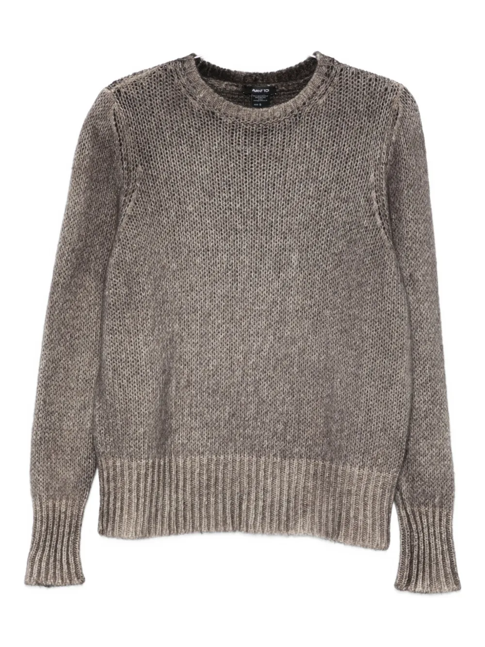 Avant Toi Cashmere Crewneck Pullover In Brown