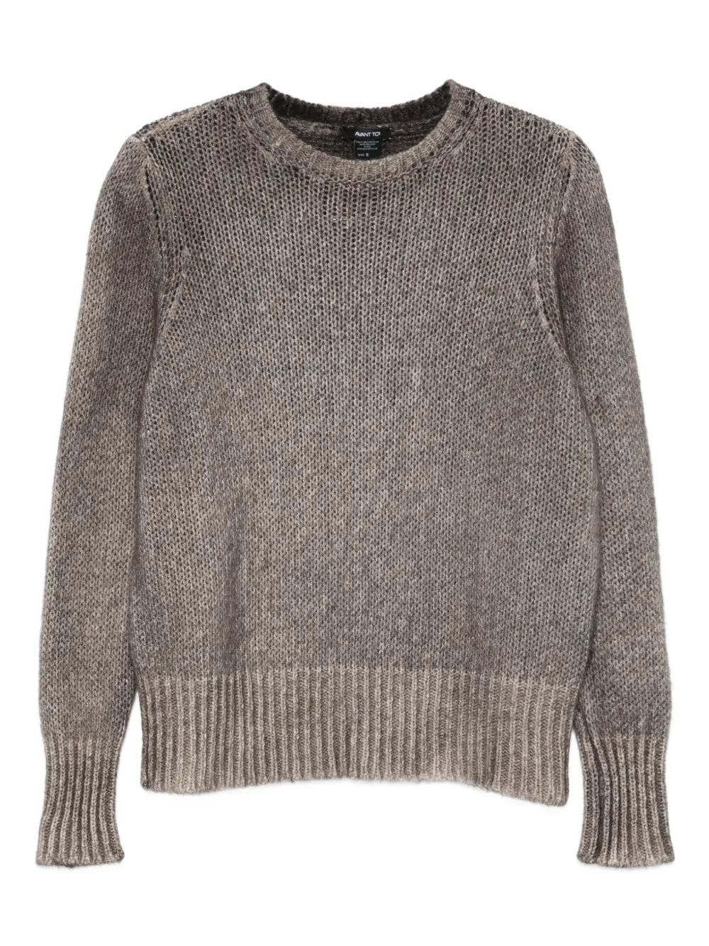 Avant Toi round-neck sweater | Brown | Image 1