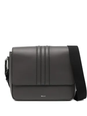 Bally ストライプ レザーバッグ | ブラック | FARFETCH JP