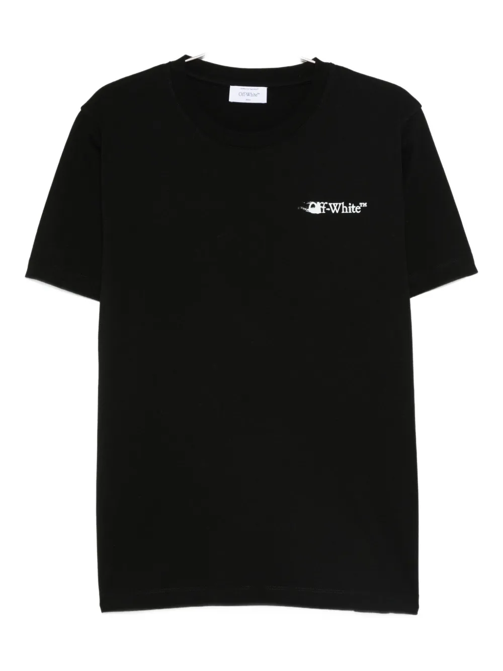 Off-white Arrow Print Crewneck Short Sleeve T-shirt In Black