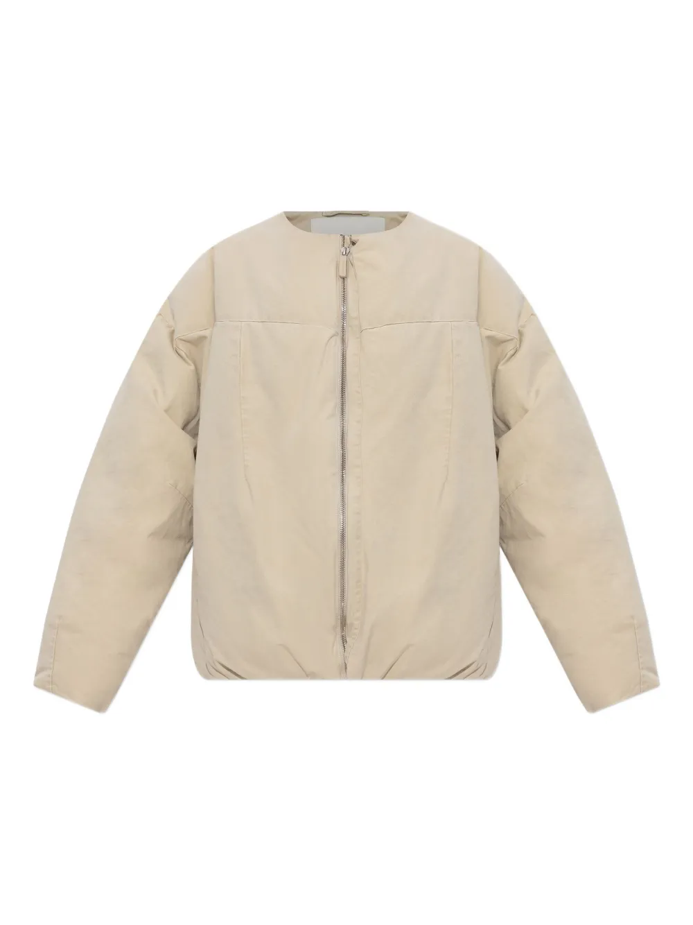 Entire Studios Puffer Zip-front Jacket In Neutral