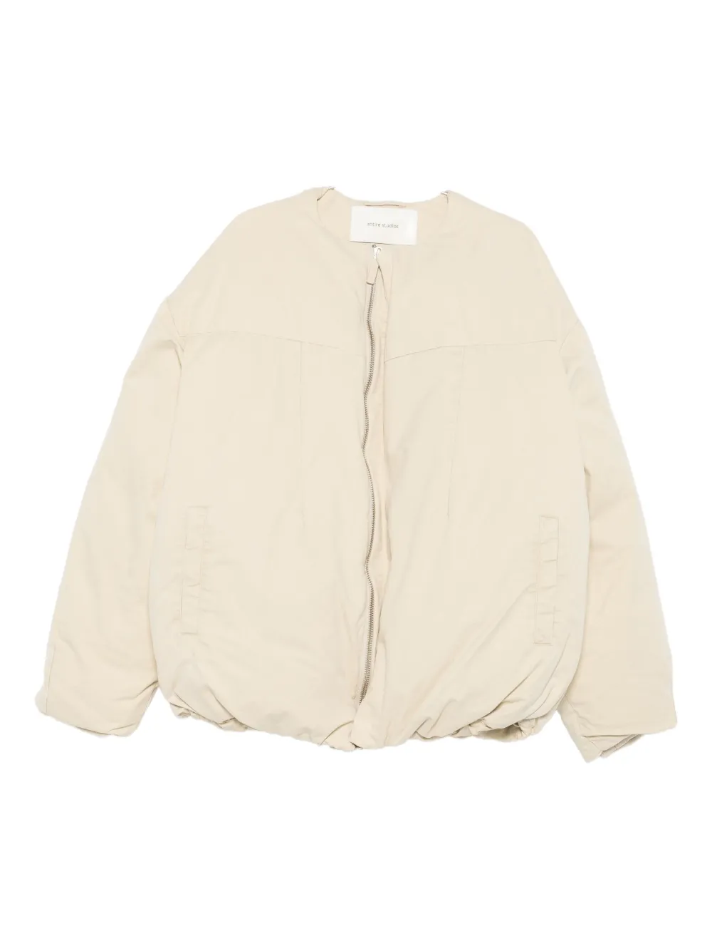 ENTIRE STUDIOS puffer zip-front jacket | Neutrals | Image 1