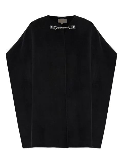 Michael Michael Kors chain-trimmed wool cape