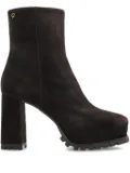 Gianvito Rossi 70mm Harlem platform block-heel ankle boots - Black