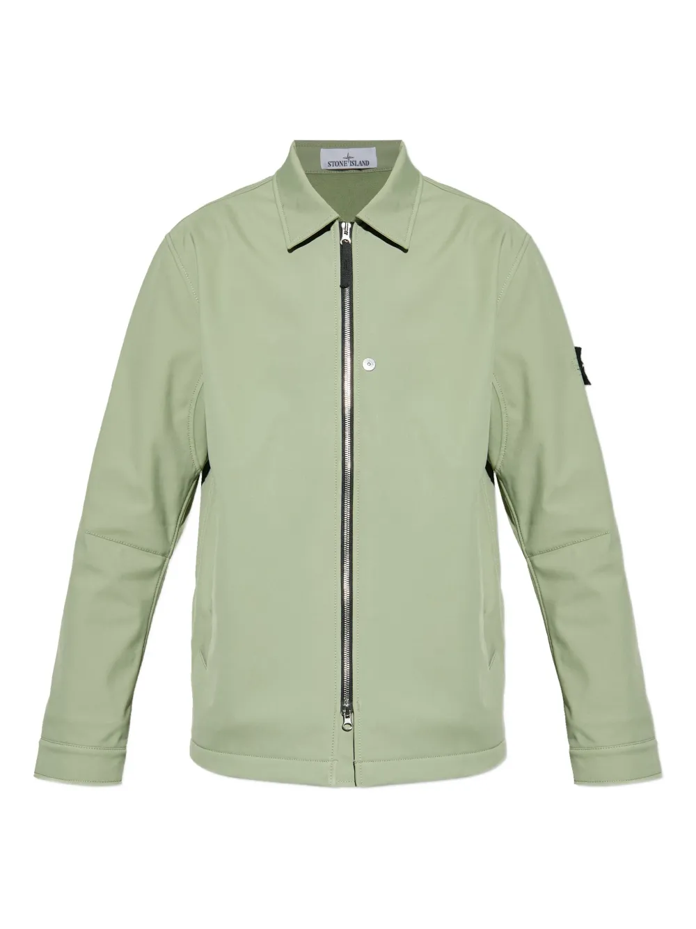 Stone Island パッチポケット ジャケット - グリーン Stone Island パッチポケット ジャケット - グリーン