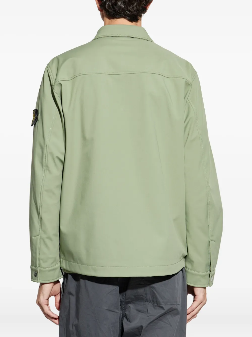 Stone Island Zip-front Patch-pocket Jacket In Multi