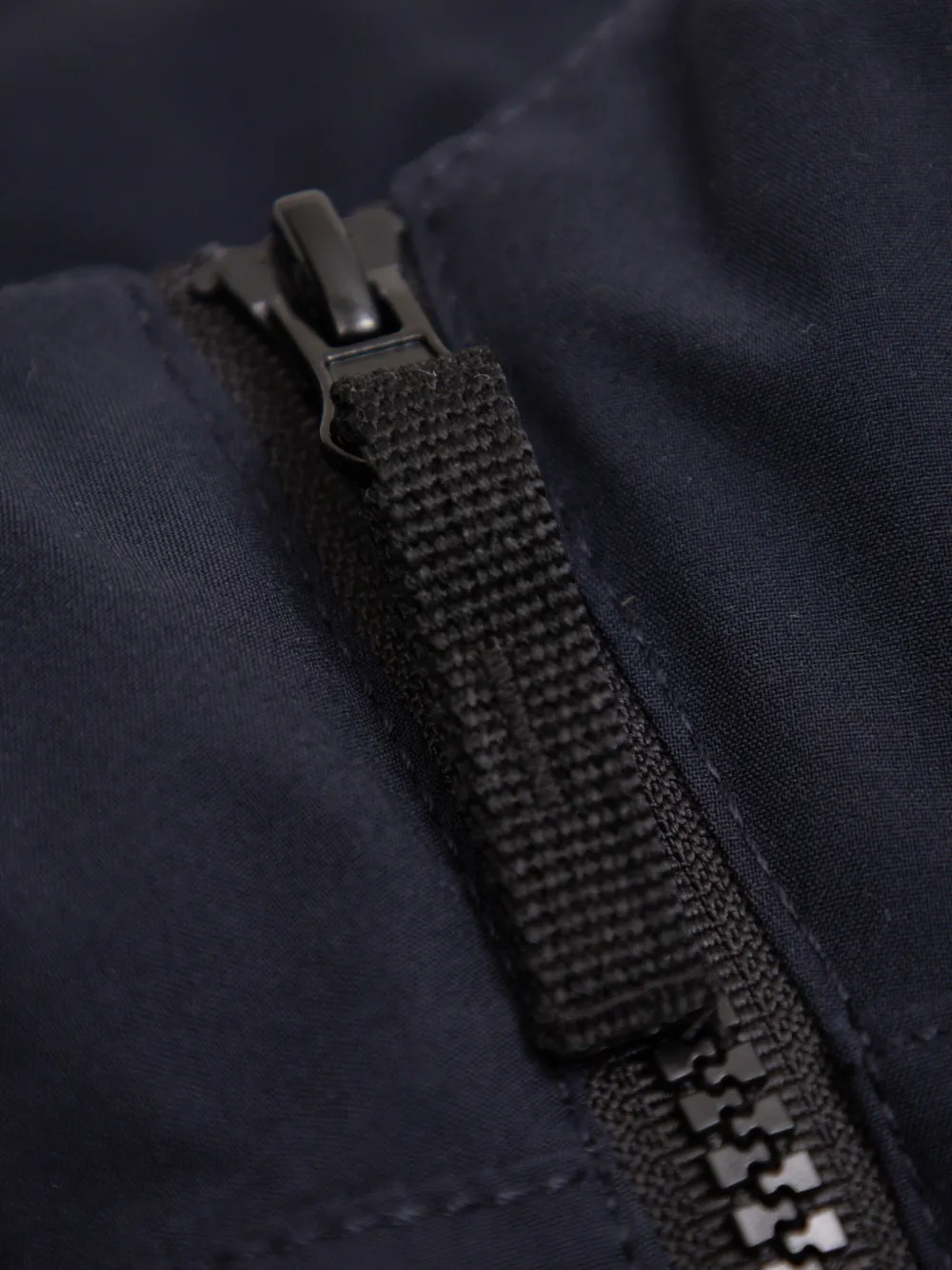 Stone Island Hooded Zip-front Jacket In Black