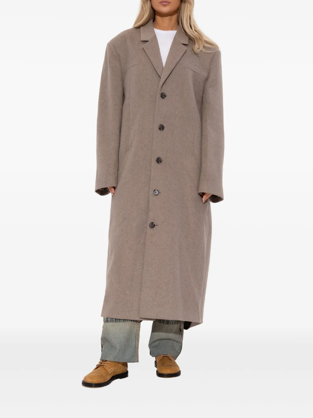 Jw Anderson Lace-up Suede Boots In Brown