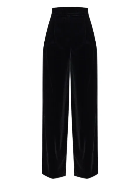 Max Mara pantalones de terciopelo con pinzas