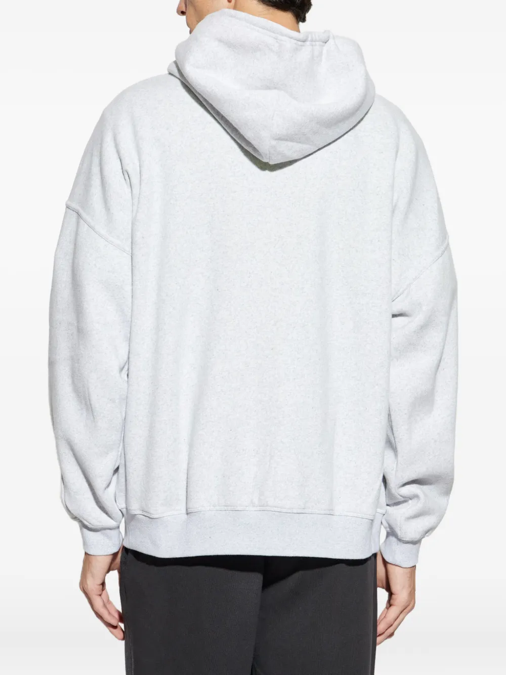 American Vintage Hoodie met geborduurd logo Grijs