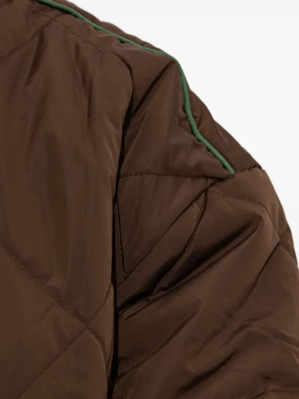 American Vintage Vowbay Quilted Puffer Jacket | Brown | FARFETCH
